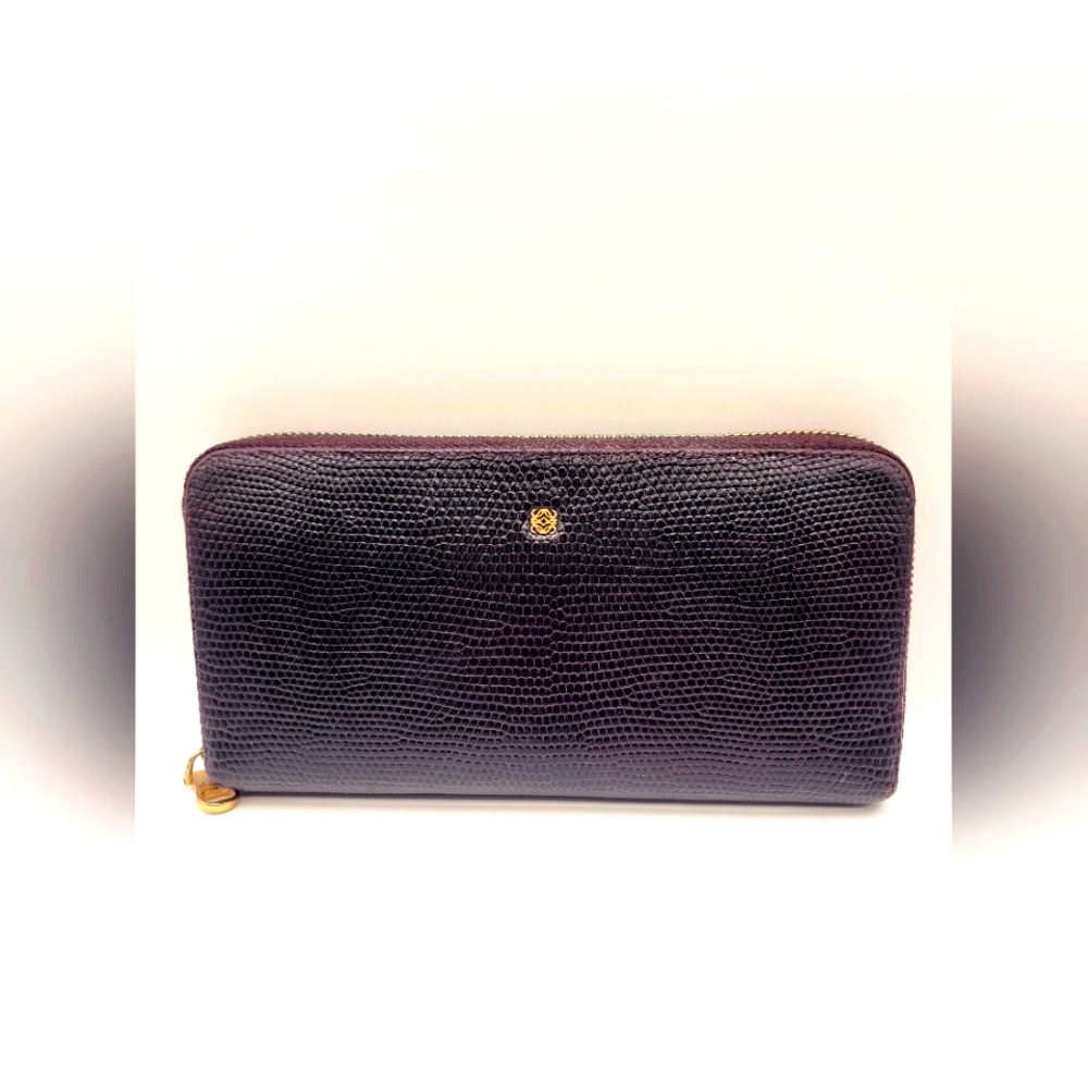 Loewe Long Zip Leather Wallet